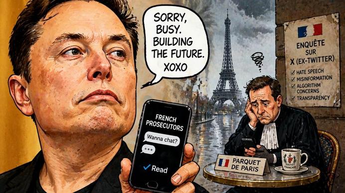 Elon Musk Skips Paris Date, French Prosecutors Left on 'Read'