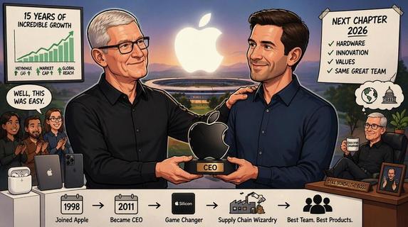 Tim Cook, PDG d'Apple, annonce sa retraite et sera remplacé par celui qui faisait déjà le travail